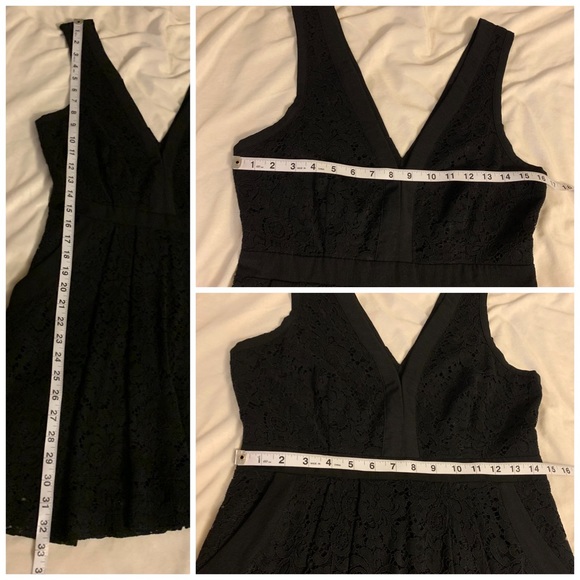 173 Free People Lovely in Lace black dress - Picture 6 of 8